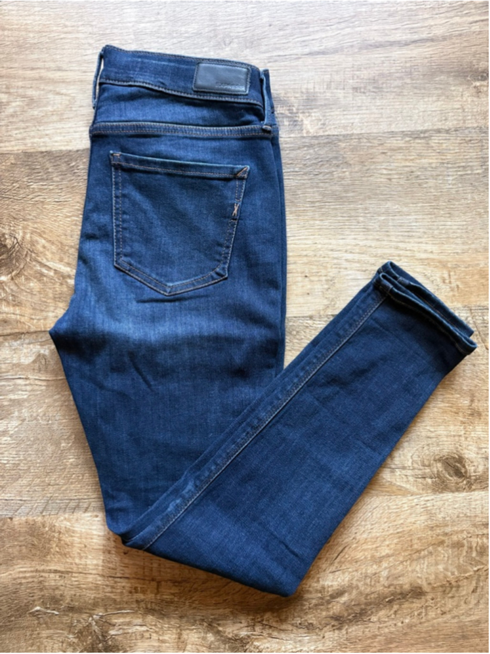 Express Legging Mid Rise Jeans Dark Blue 6